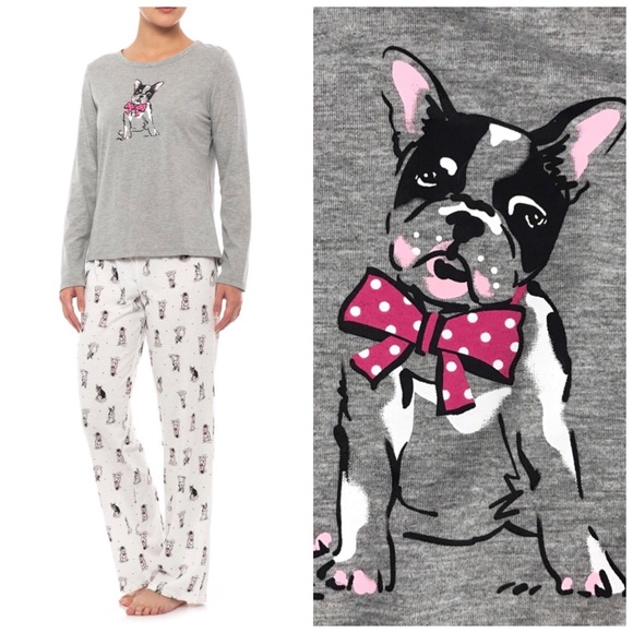 womens frenchie pajamas